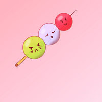 Dango animation with faces