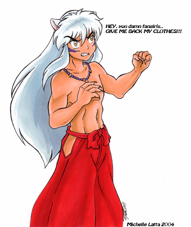 Topless Inuyasha