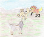 Smilodon Hunt 1 by Berkelis
