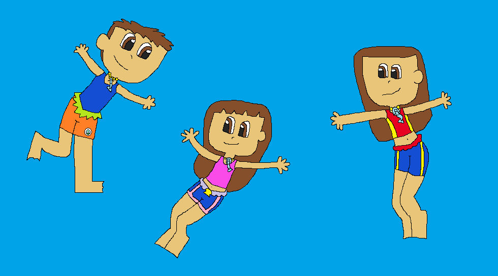 Dora Diego and Alicia as Merhumans by SSBrandonMyths on DeviantArt Dora Diego and Alicia as Merhumans by SSBrandonMyths on DeviantArt