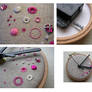 Circles and Dots Wall Clock