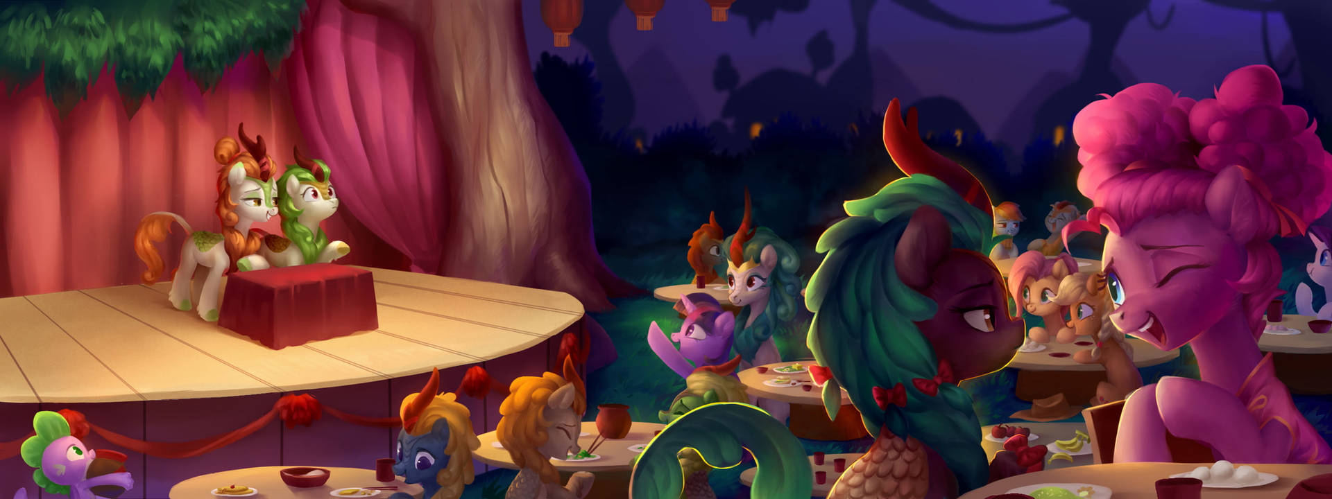 A Kirin Gala(EqCN 2019 New Year Banner) by LA-ndy