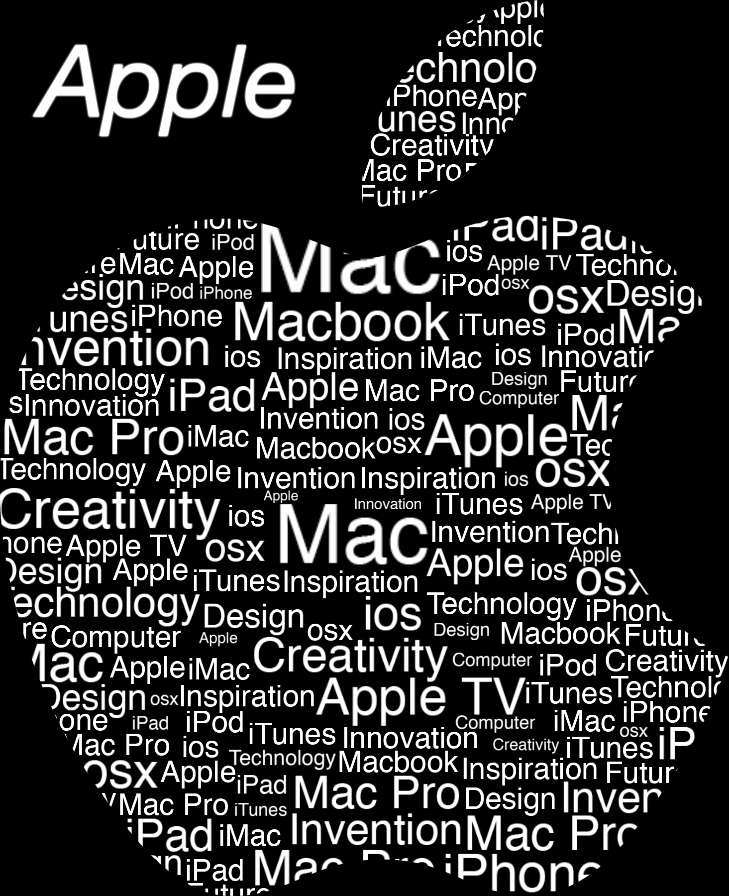 Apple typography logo by ThomasDriver on DeviantArt