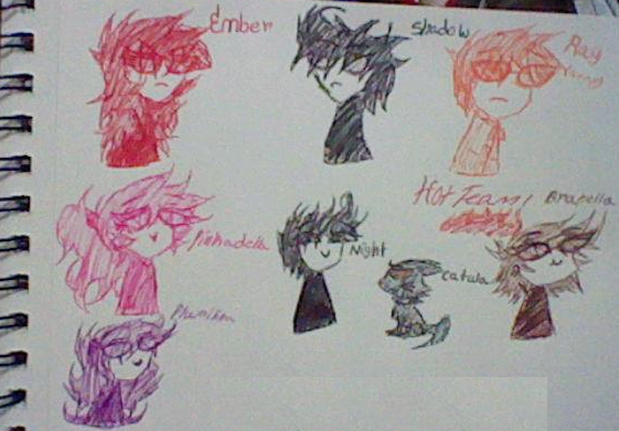 Doodles of the Color Friends 2 by jag2583 on DeviantArt