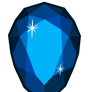 teardrop blue gem