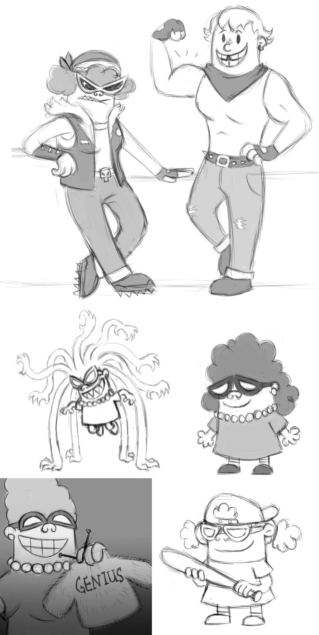 Ms Ribble Ms Ribble (aka, Wedgie Woman) Sketches by arcanineryu on DeviantArt