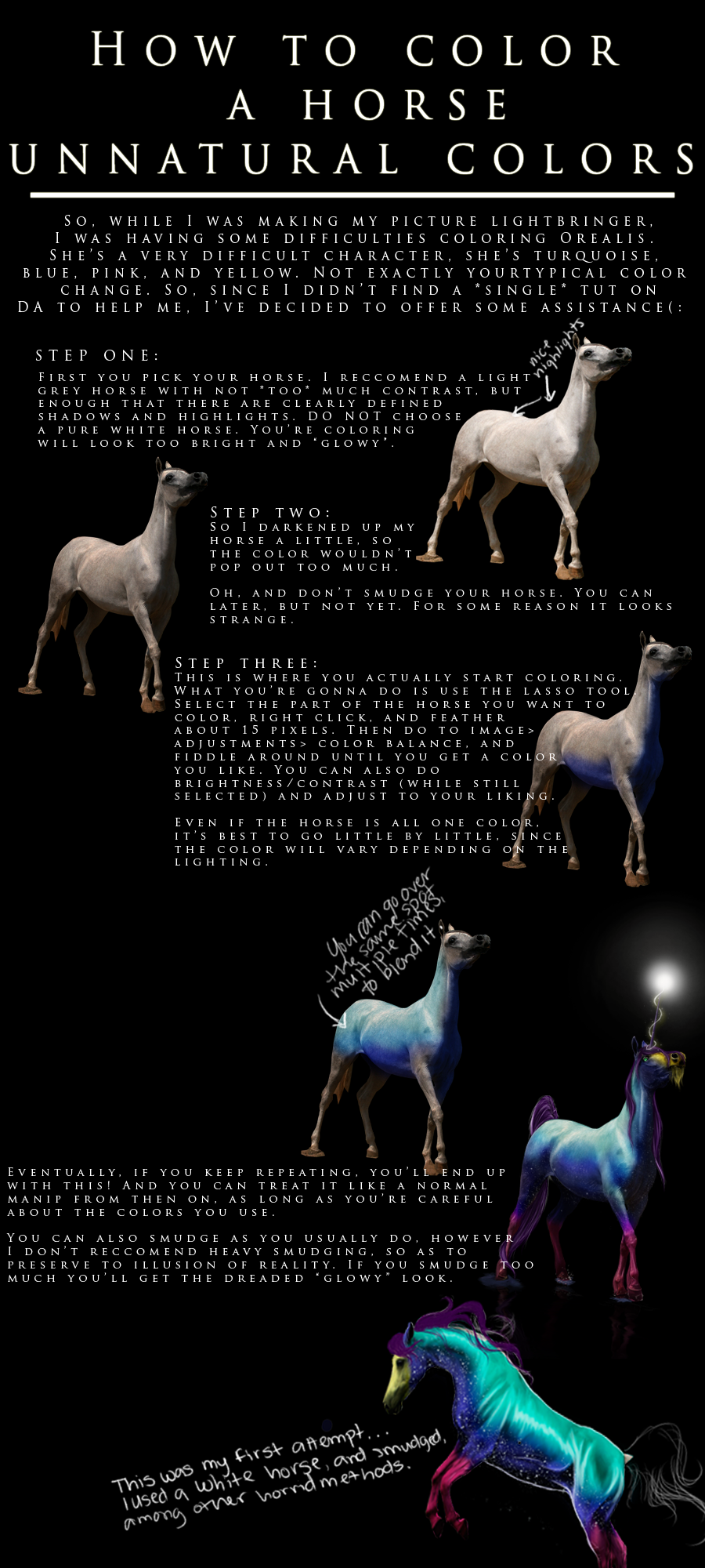 Unnatural Horse Colors