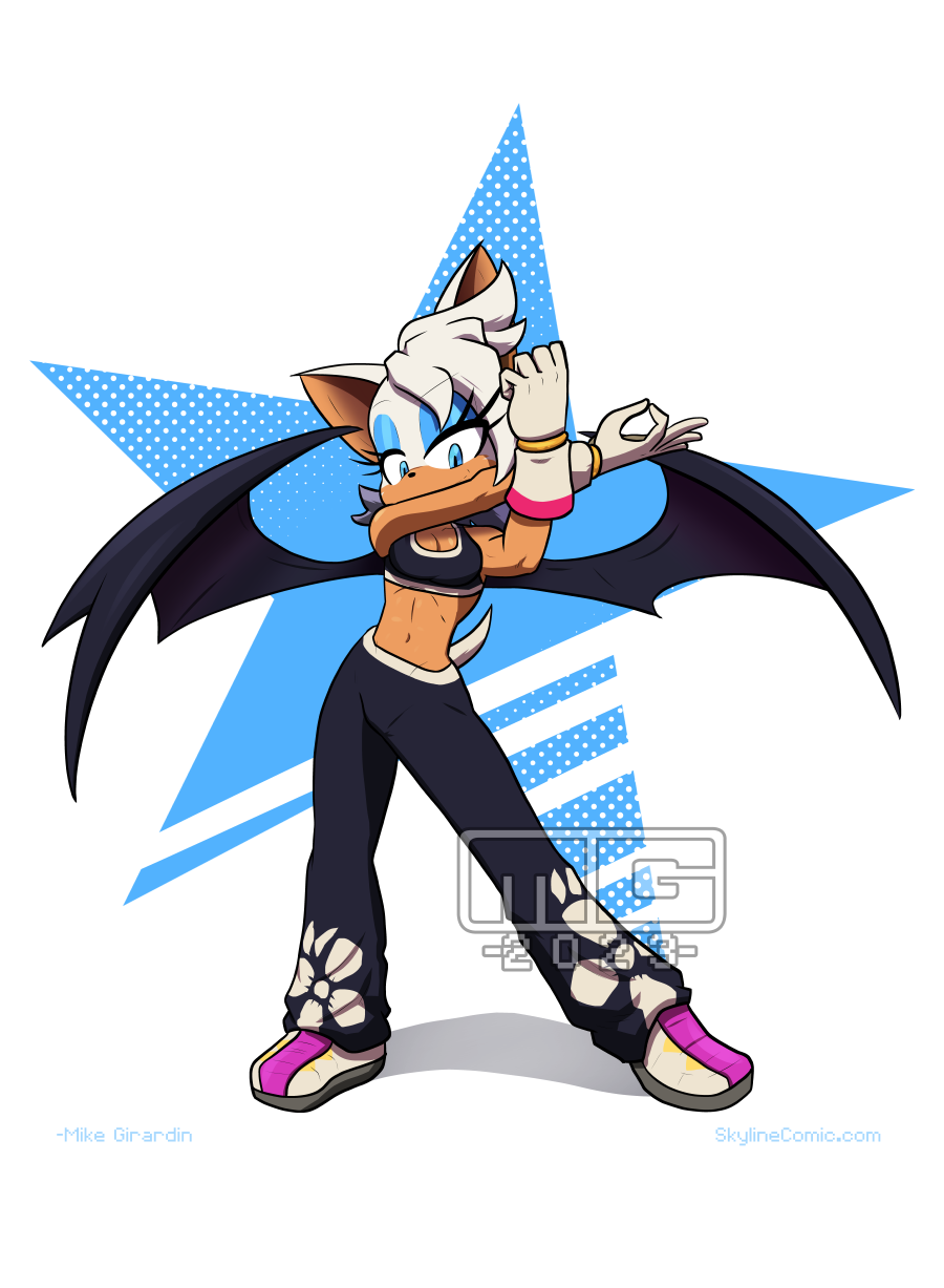 Rouges Workout Comic Rouge Sporty outfit by Gx3RComics on DeviantArt
