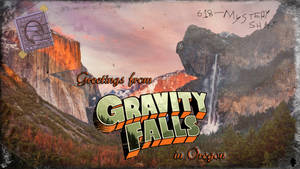 [OC] -Real- Gravity Falls Postcard