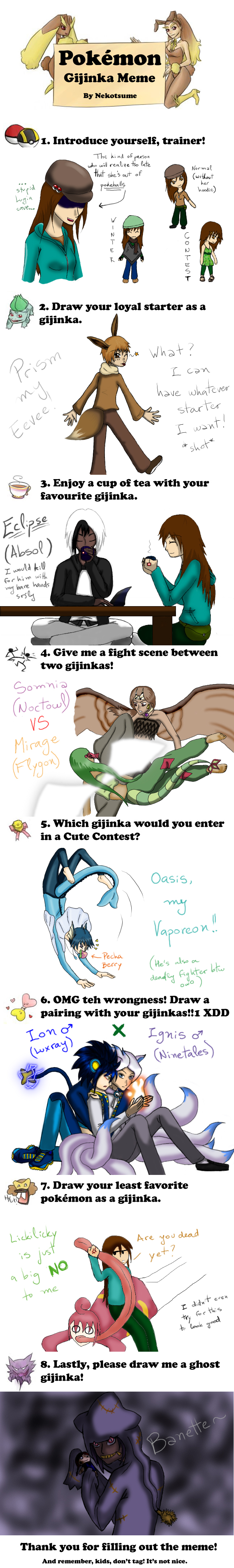 Pokemon Gijinka Meme