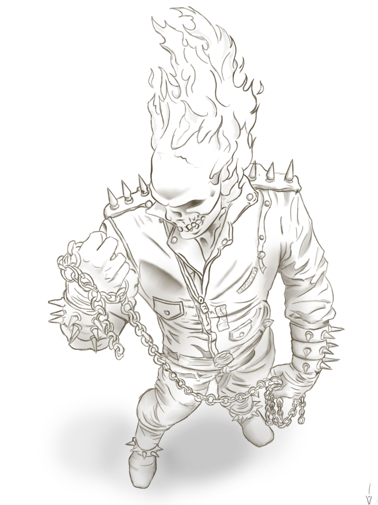 Ghost Rider Entry for Art Jam