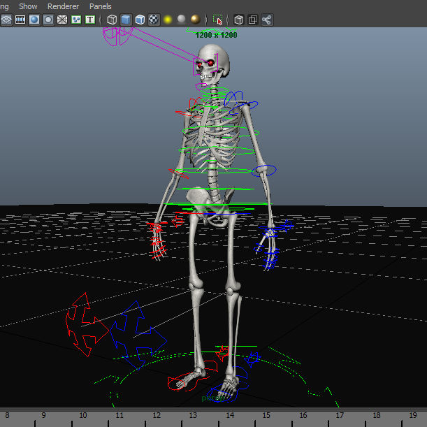 FREE Skeleton Maya Rig by cvbtruong on DeviantArt