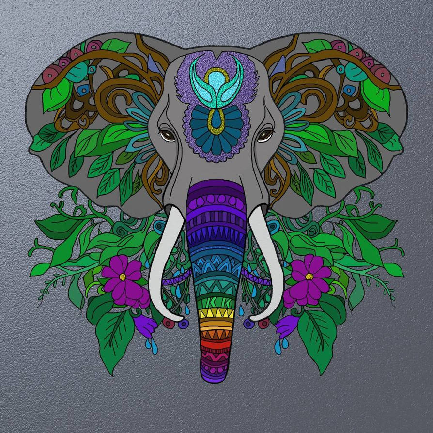 Mandala Elephant by maknapper on DeviantArt Mandala Elephant by maknapper on DeviantArt
