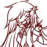 Grell chibi lineart