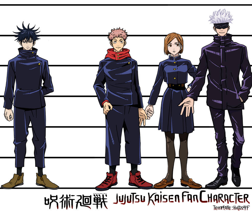 JJK OC Height Template White background by Daliatzy on DeviantArt JJK OC Height Template White background by Daliatzy on DeviantArt