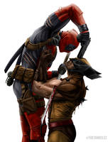 Wolverine vs Deadpool