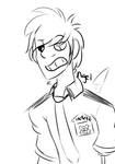 Nigel Sketch/Purple Guy by InvaderSpotteh