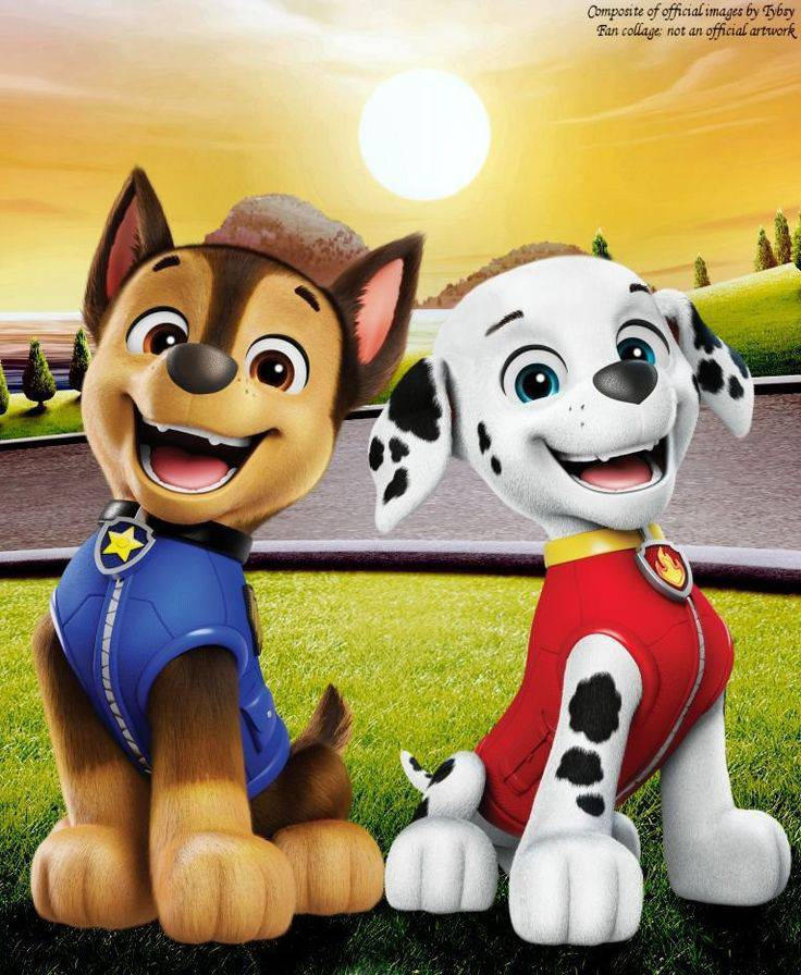 Marshall And Chase By Chasepaw10 On DeviantArt marshall-and-chase-by-chasepaw10-on-deviantart