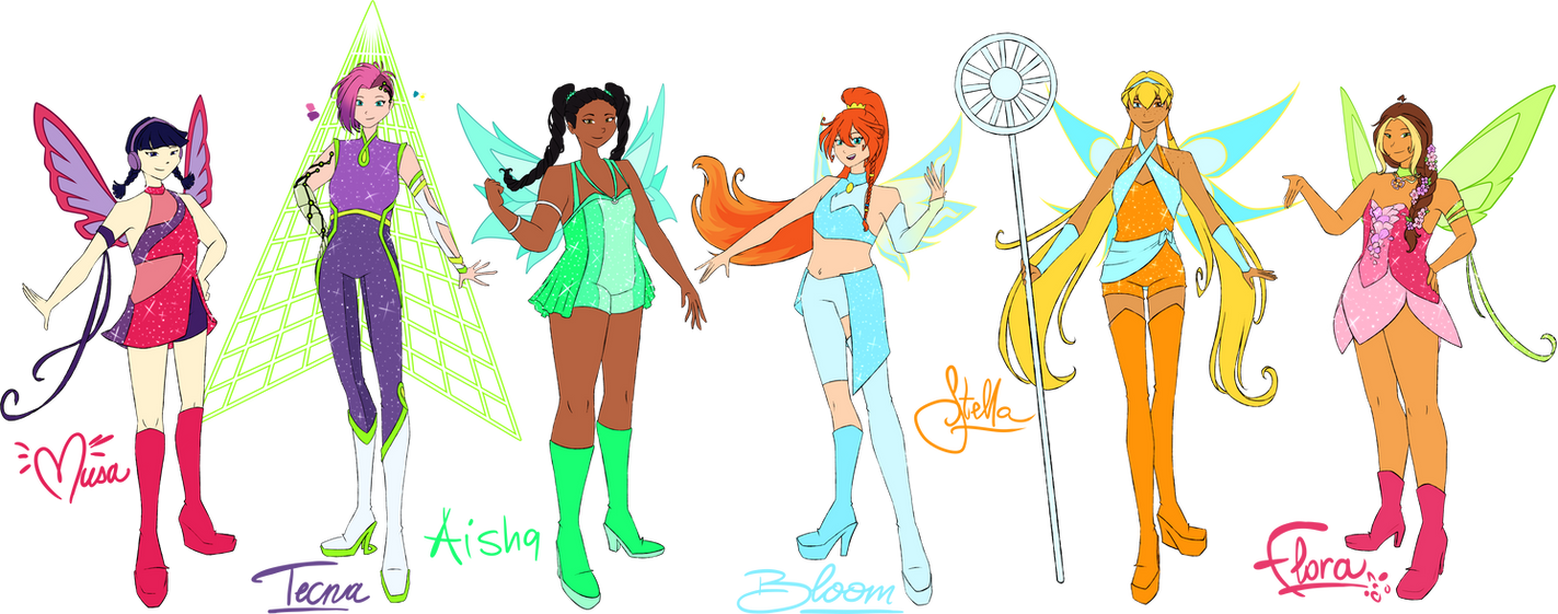 Winx Transform Base Winx - Basic Transformation Redesign by SorceressIgnis on DeviantArt