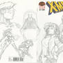 Xmen 92 Sketch Cover Blue Team