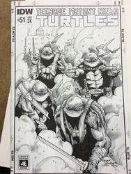 C2E2 2016 TMNT sketch cover