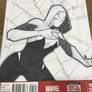 C2E2 2016 Spider Gwen sketch cover commission