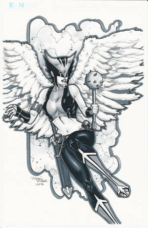 Hawkgirl C2E2 Commission by BrianVander Hawkgirl C2E2 Commission by BrianVander