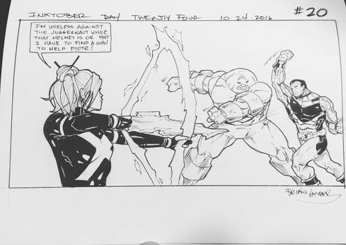Inktober 2016 Day 24 X-Men story panel 20