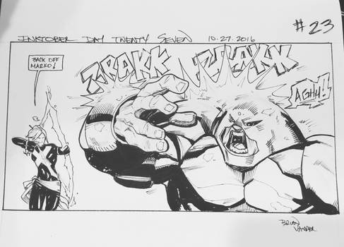 Inktober 2016 Day 27 X-Men story panel 23