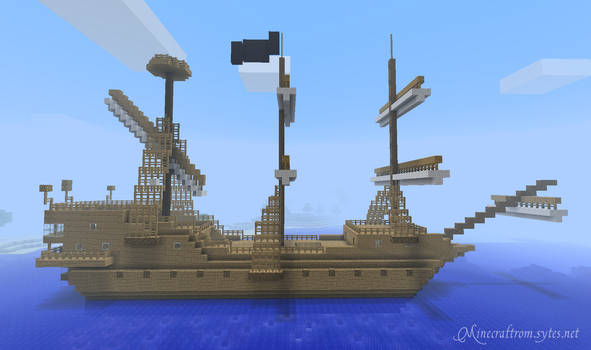 Minecraft galleon