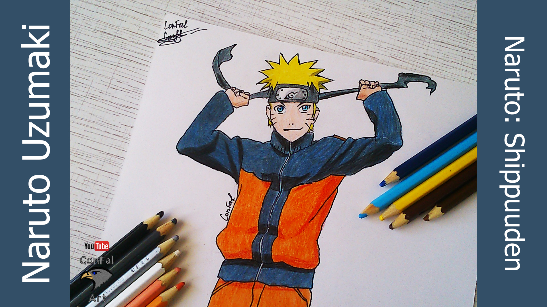 Como Desenhar NARUTO Uzumaki Passo a Passo Speed Art