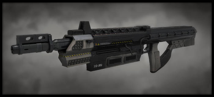 20-MD Futuristic weapon design