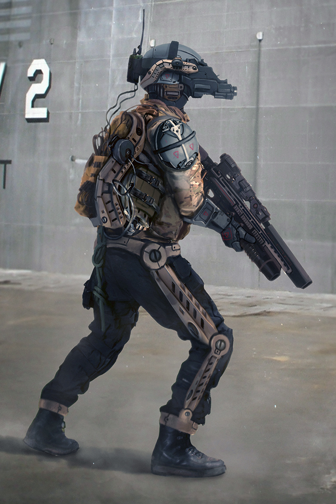 special force android soldier by lmorse on deviantart