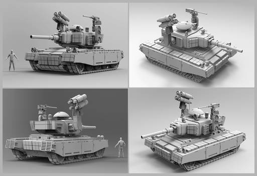 TKN745 Dronetank version sculpt