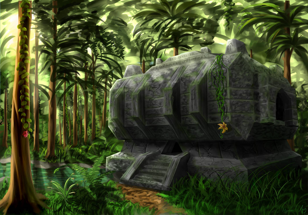 Minecraft Jungle Temple By Algoinde On Deviantart