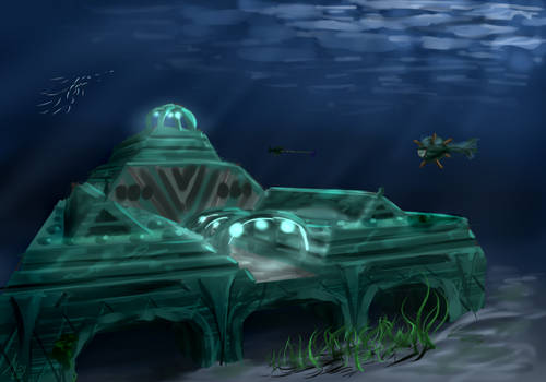 Minecraft Ocean Monument [14w25a snapshot]
