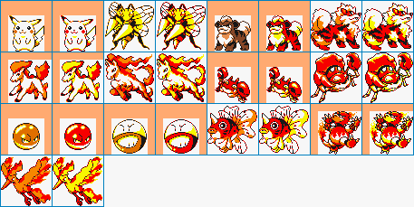 Starter Sprite Differences Between Pokemon Black/White and Pokemon