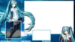 Hatsune Miku Twitch Overlay