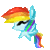 FREE rainbow dash icon