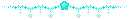 Teal Star Divider