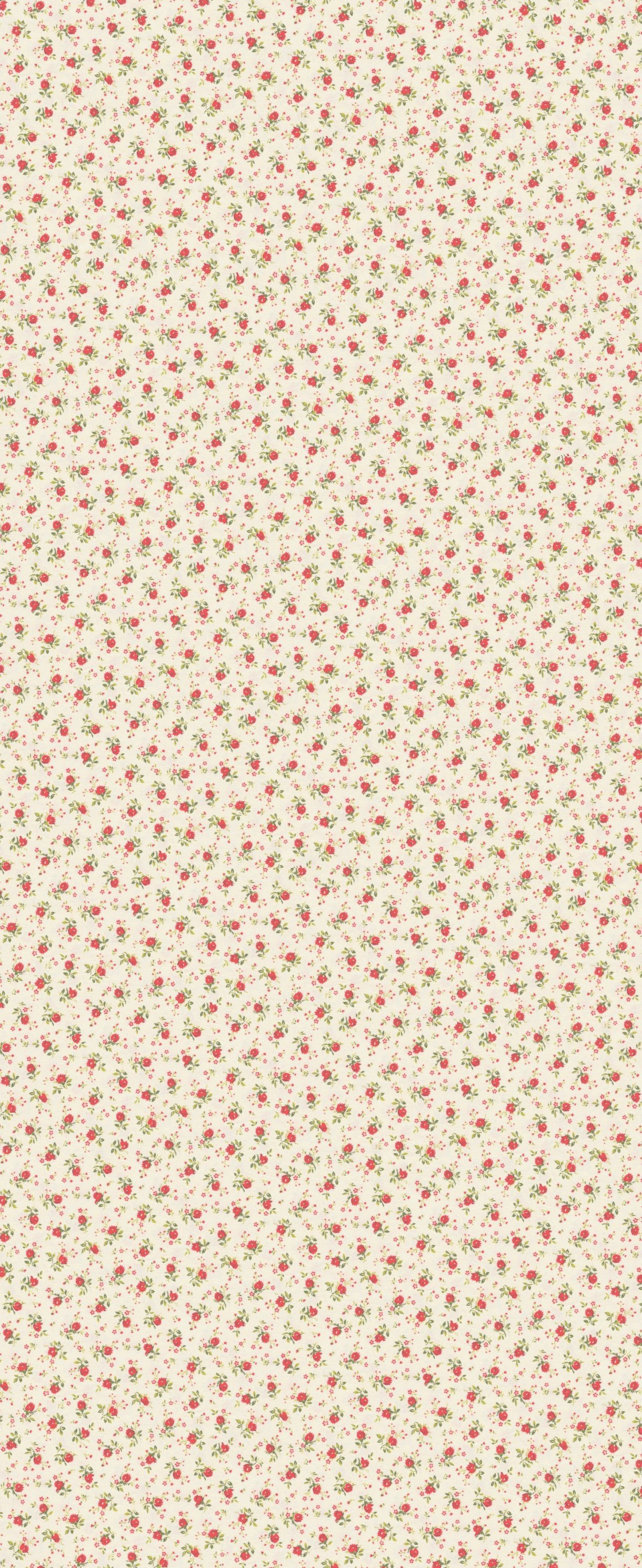 Custom Box BG- Vintage Red Flowers