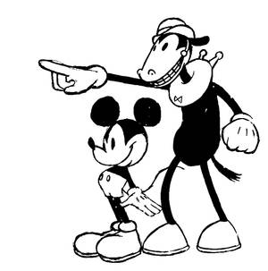 Mickey and Horace