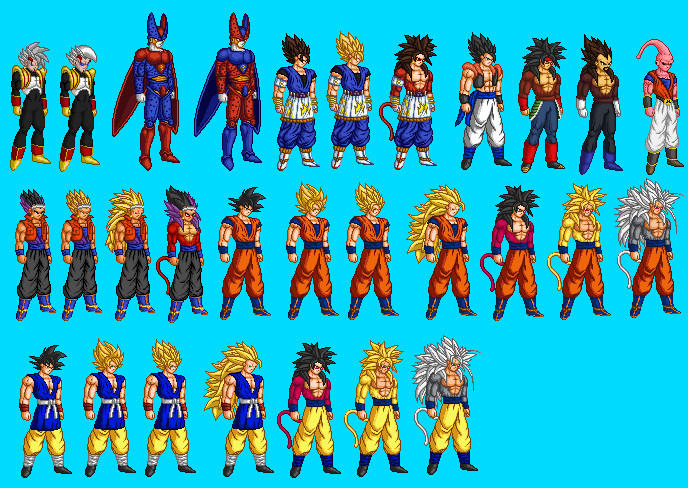 Dbcs Character Chart My Dragonball Characters by Debochira on DeviantArt