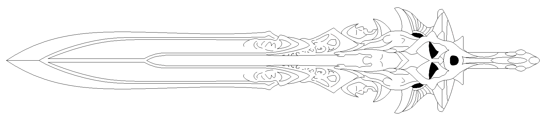 Blade of Olympus Line Art V.2 by Debochira on DeviantArt