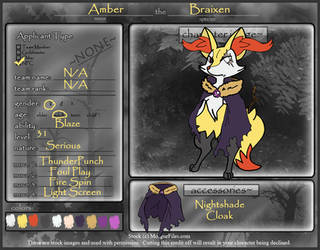 *WIP* RoTF NPC - Amber the Braixen.