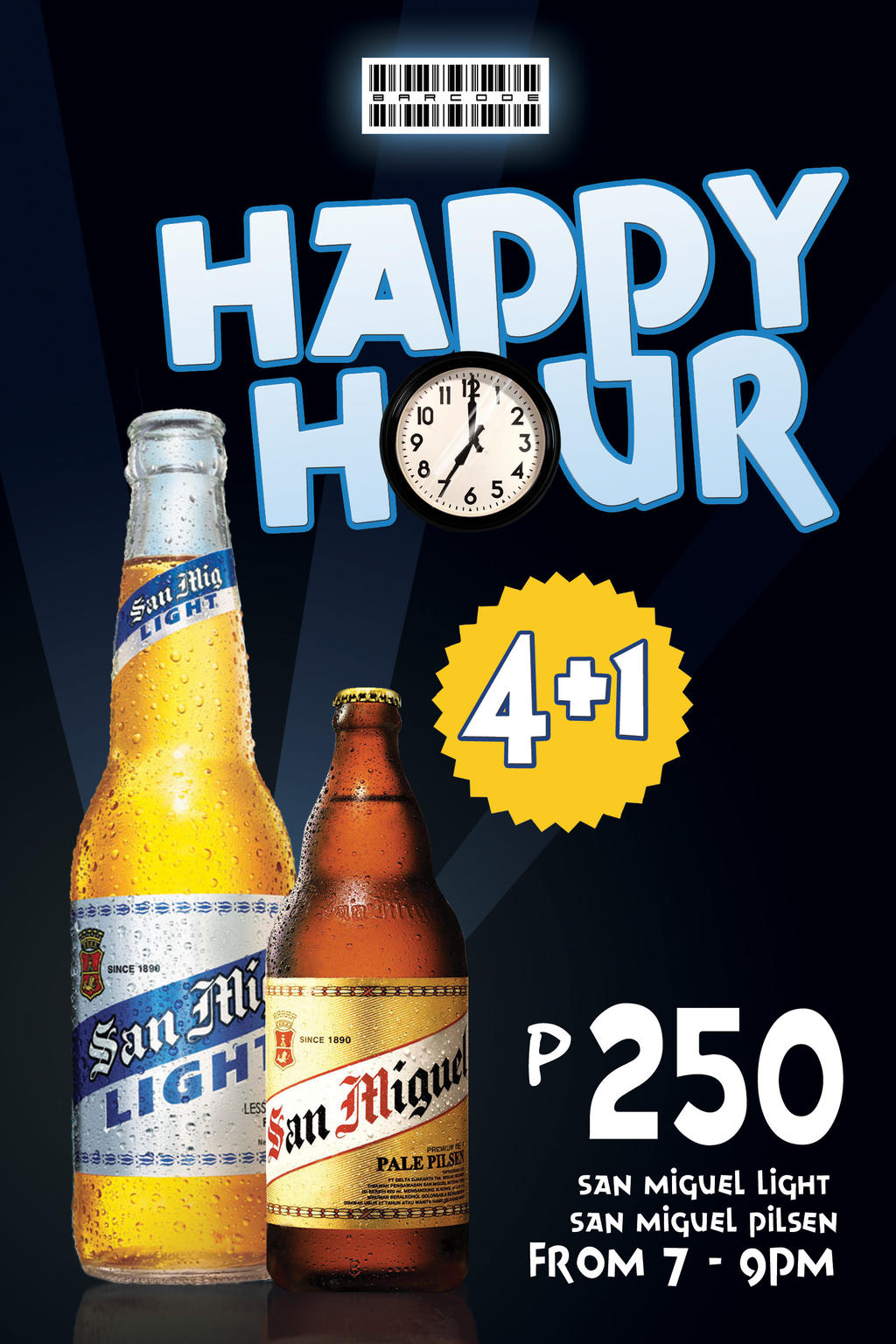 Happy Hour Layout Design