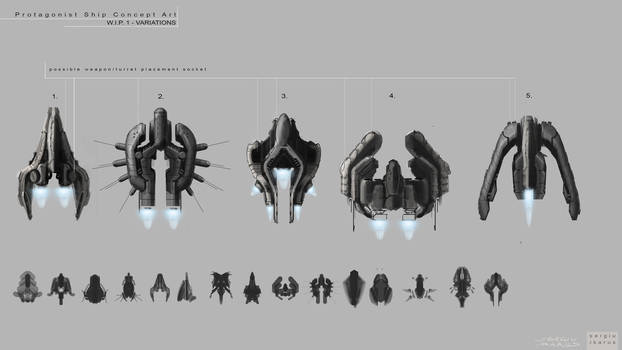 TopDown shooter ship concepts