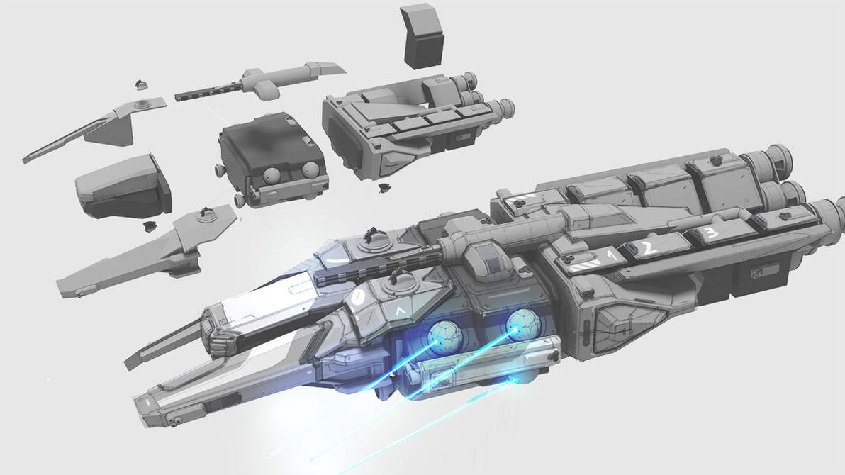 Modular Ship Modular ship 1 by ikarus-tm on DeviantArt