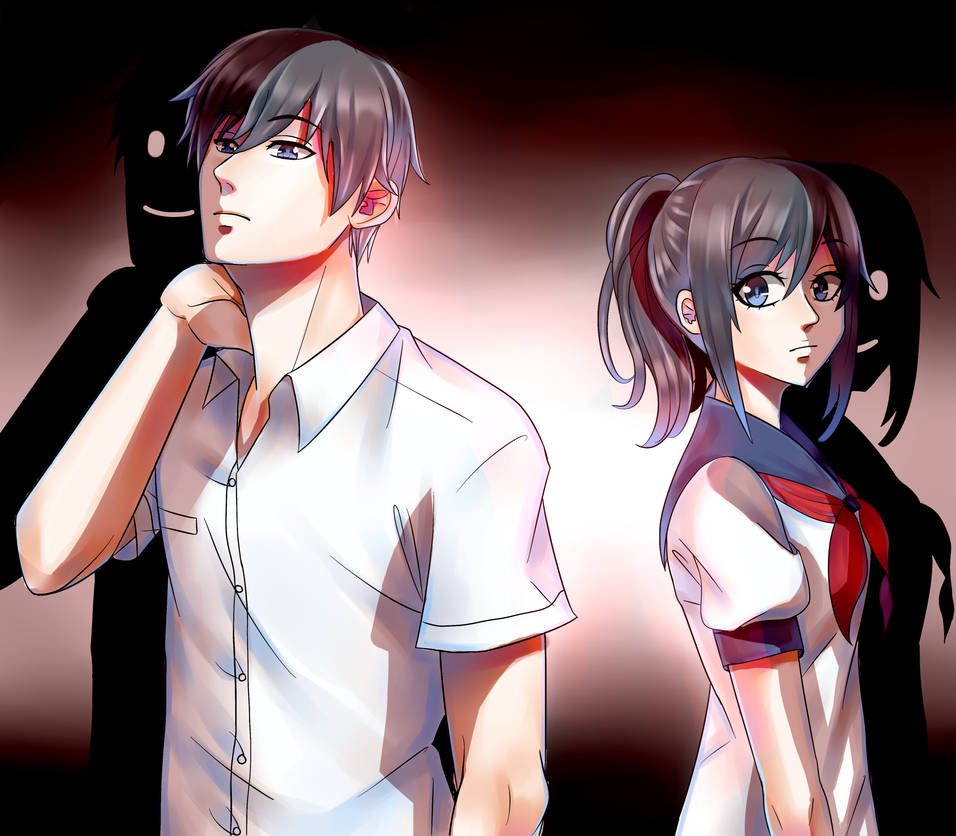 Yandere-chan and Yandere-kun by DarkEmbrace75 on DeviantArt