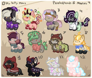Itty Bitty Pones Adopts | Open